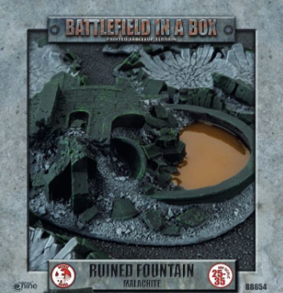 Battlefield in a Box: Gothic Battlefields Ruined Fountain - Malachite (x1)