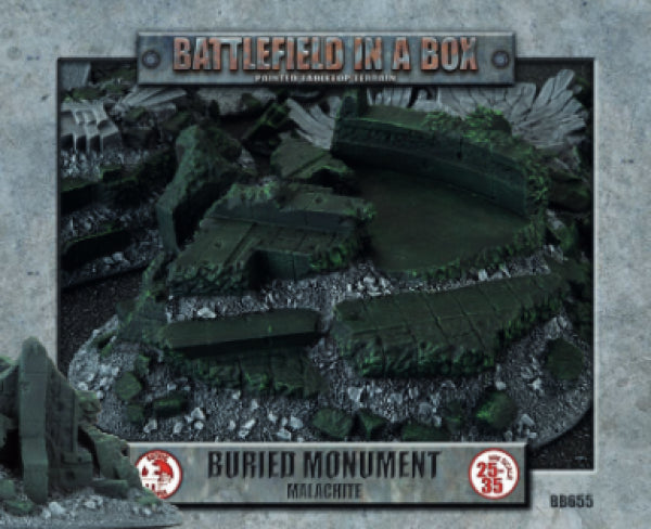 Battlefield in a Box: Gothic Battlefields Buried Monument - Malachite (x1)