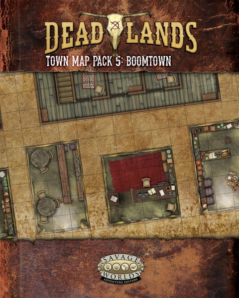 Deadlands RPG: The Weird West Map Pack 5 - Boomtown