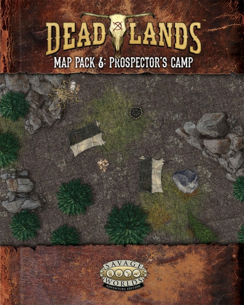 Deadlands RPG: The Weird West Map Pack 6 - Prospector's Camp