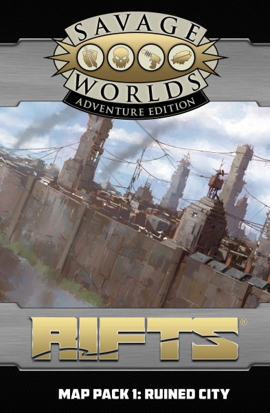 Savage Worlds RPG: Rifts - Map Pack 1 Ruined City