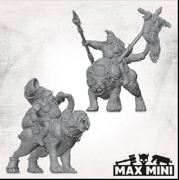 MaxMini: Ogre Beast Riders command set (2)