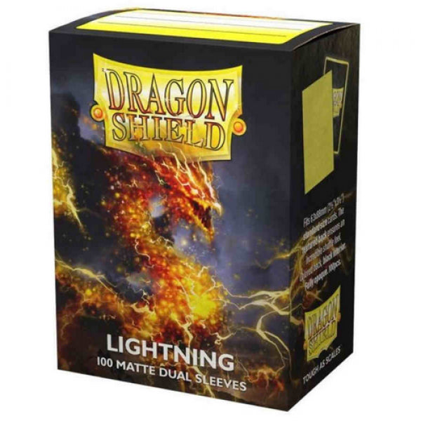 Dragon Shields: 100ct Box - Dual Matte Lightning