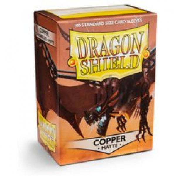 Dragon Shields: 100ct Box - Matte Copper