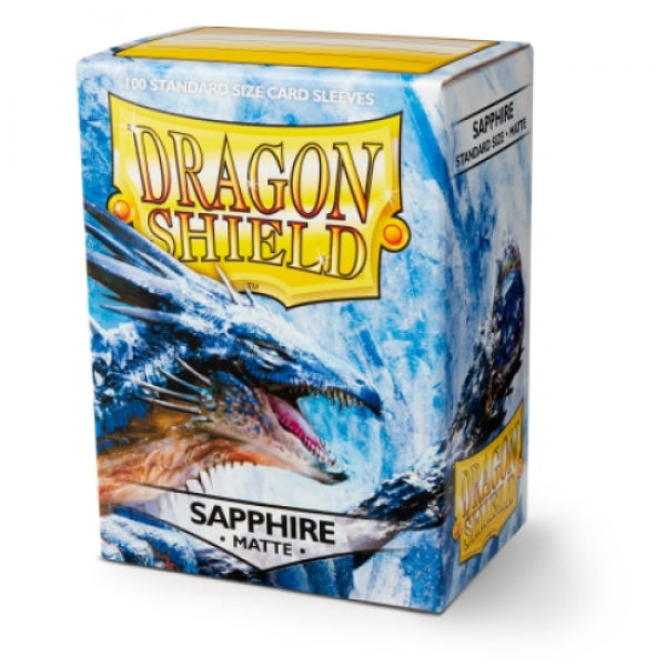 Dragon Shields: 100ct Box - Matte Sapphire