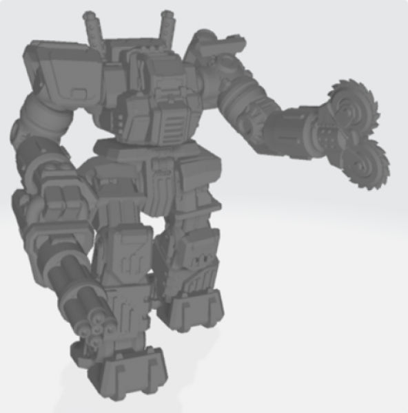Battletech Miniatures: Raider JL-1 / Mk II JL-2 Mech – 50 tons – TRO 3150 (1)