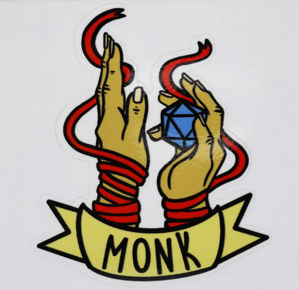 Banner Class Sticker: Monk
