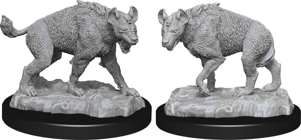 WizKids Deep Cuts Unpainted Miniatures: Wave 14 - Hyenas