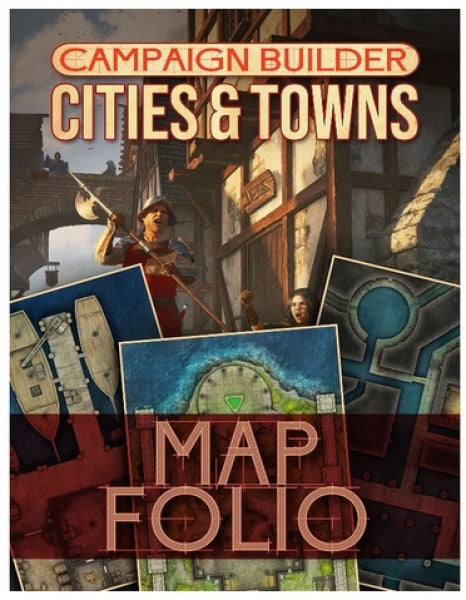 Dungeons & Dragons RPG: Campaign Builder - Cities and Towns Map Folio (5E)