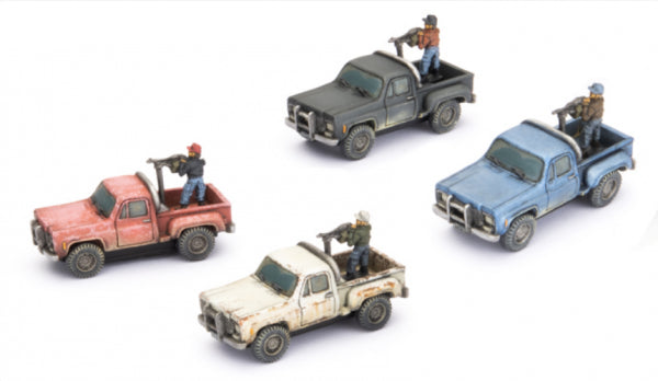 Team Yankee: (USA) Pickup Trucks (x4)