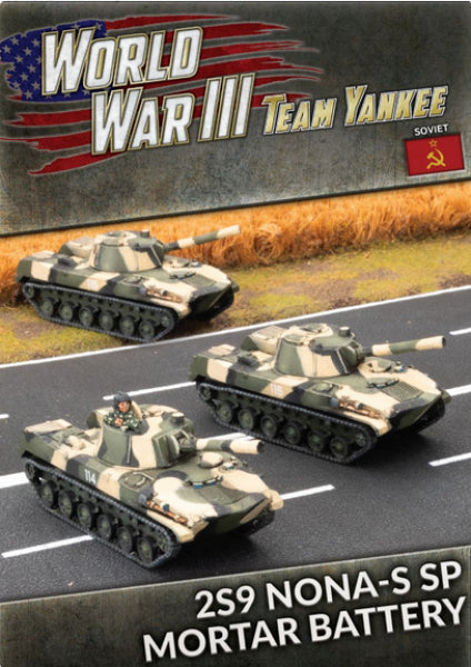 Team Yankee: Soviet 2S9 Nona-S SP mortar Battery (x 3)