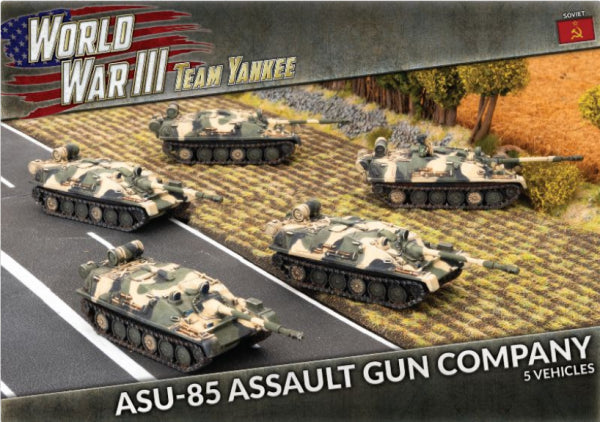 Team Yankee: Soviet ASU-85 Assault Gun Company (x 5)