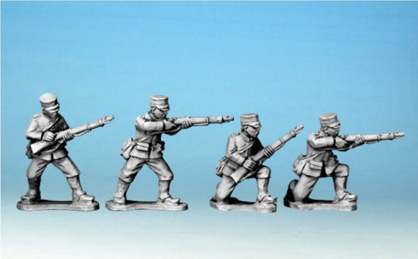28mm Historical: Boxer Rebellion - Japanese Infantry (firing/loading) (4)