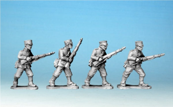28mm Historical: Boxer Rebellion - Japanese Infantry Advancing (4)