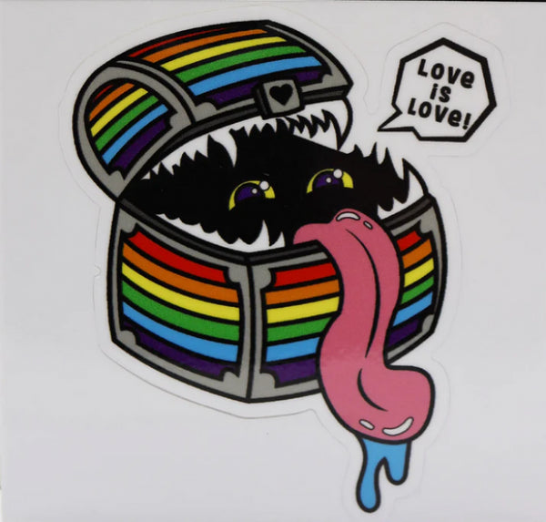 Pride Mimic Sticker: Rainbow