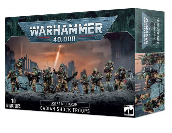 Warhammer 40K: Astra Militarum - Cadian Shock Troops