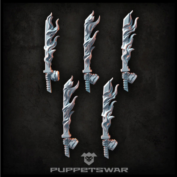 Puppetswar: (Accessory) Burning Katanas [right] (5)