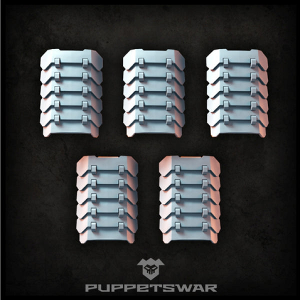 Puppetswar: (Accessory) Bushi Shields [left] (5)