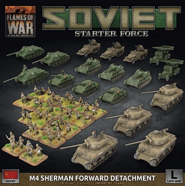 Flames Of War (WWII): Soviet M4 Sherman Forward Detachment (Plastic)