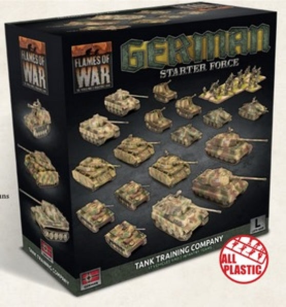 Flames Of War: German Tank Training Company (Plastic)