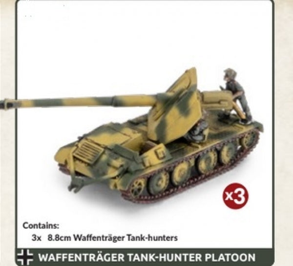 Flames Of War (WWII): (German) Waffentrager Tank-Hunter Platoon (x3)