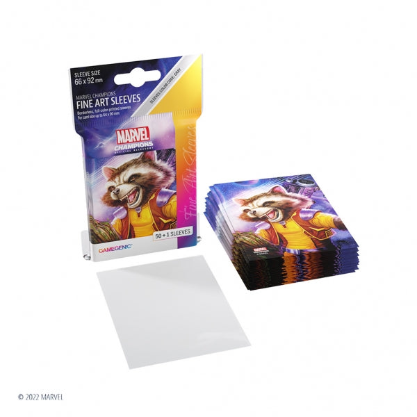 Gamegenic: Marvel Champions Art Sleeves – Rocket Raccoon