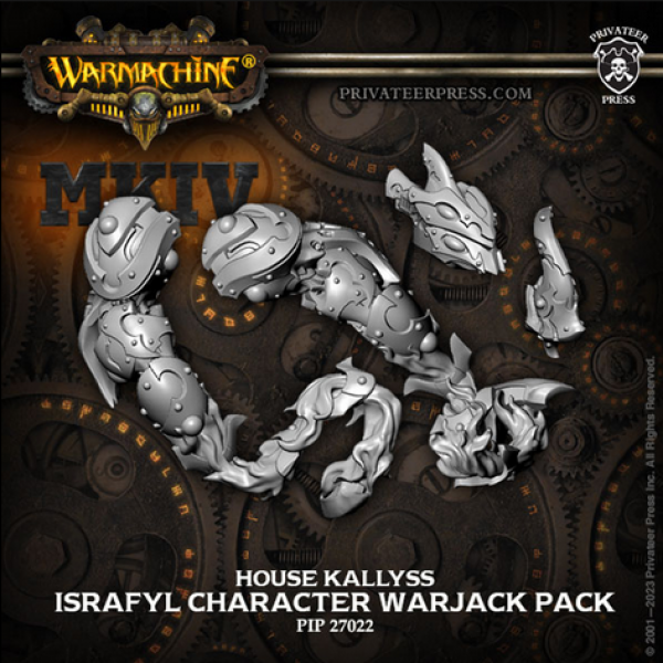Warmachine: Dusk House Kallyss Israfyl Character Warjack Pack WARMACHINE MKIV (Resin)