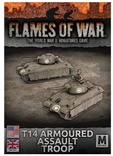 Flames Of War (WWII): (British) T14 (75mm) Assault Tanks (x2)