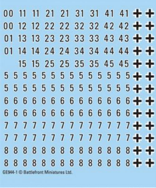 Flames Of War: German Heer Panzer Decals