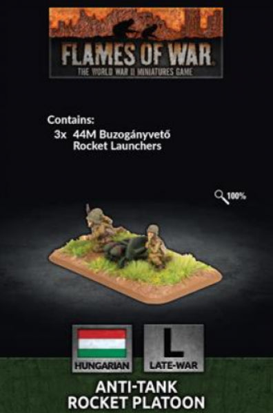 Flames Of War: Hungarian Anti-Tank Rocket Platoon
