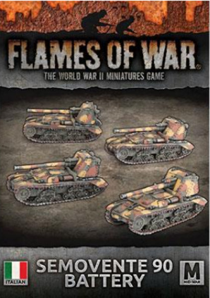 Flames Of War: Avanti - (Italy) Semovente (90mm) Assault Guns (x4)