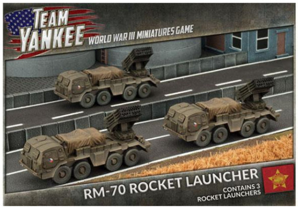 Team Yankee: RM70 Rocket Launcher Battery (WWIII x3 Tanks) with three vehicles
