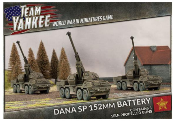 Team Yankee: DANA SP 152mm (WWIII x3 Tanks) with three vehicles