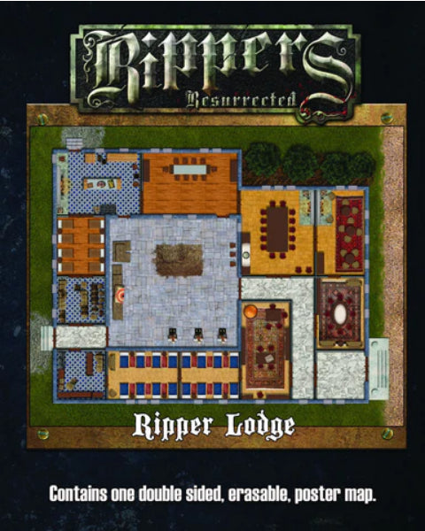 Savage Worlds RPG: Rippers Resurrected - Ripper Lodge/World of the Rippers Map