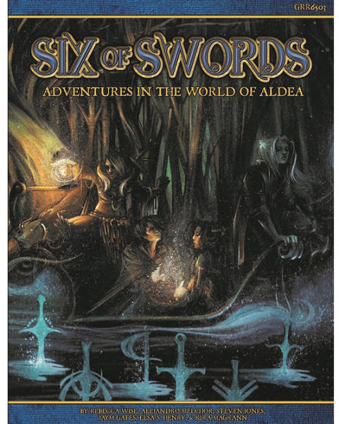 Blue Rose: Six of Swords