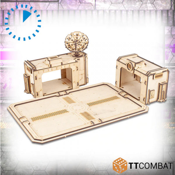 28mm Terrain: City Scenics - Space Port