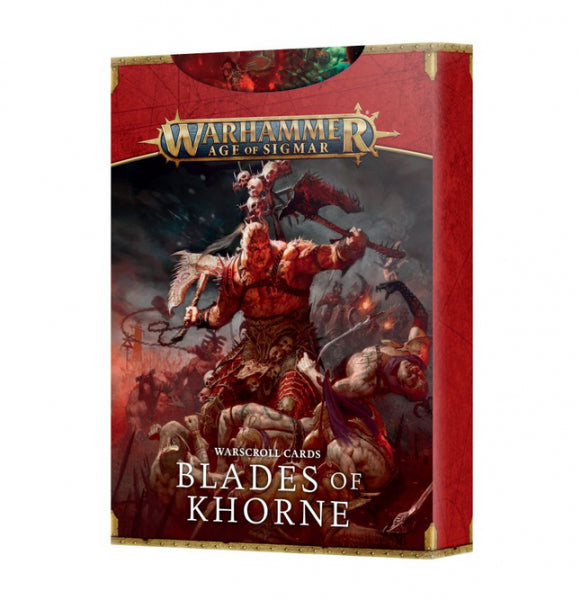 Age of Sigmar: Warscroll Cards - Blades Of Khorne (2023)