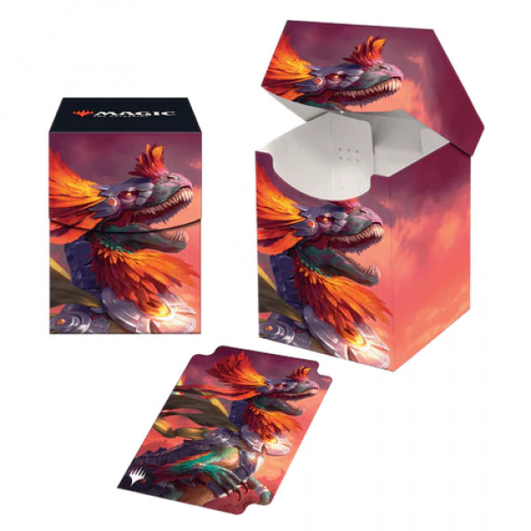 Magic The Gathering: Lost Caverns Of Ixalan Deck Box Version D - Pantlaza, Sun-Favored