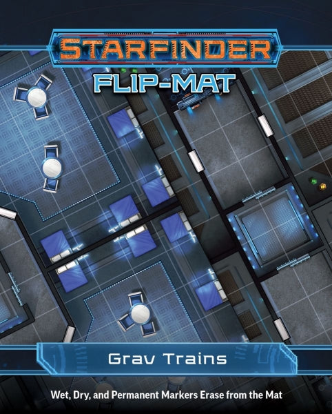 Starfinder RPG: Starfinder Flip-Mat Grav Trains