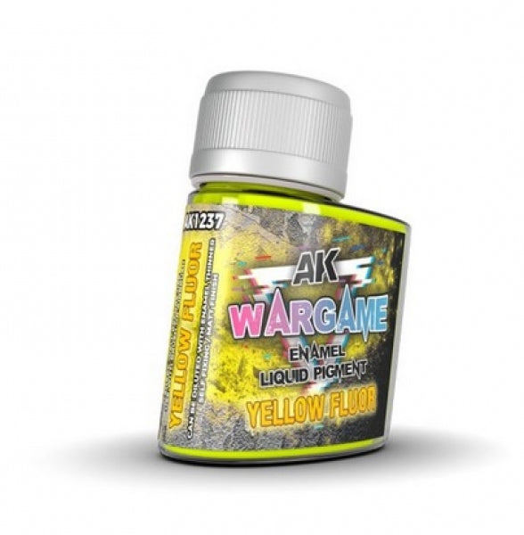 AK-Interactive: Wargame Fluorescent Liquid Pigment - Yellow Fluor (35ml)