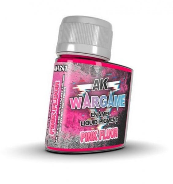 AK-Interactive: Wargame Fluorescent Liquid Pigment - Pink Fluor (35ml)