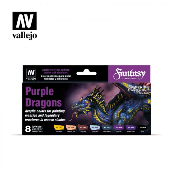 Game Color Series: Purple Dragons Paint Set By Angel Giraldez(8)