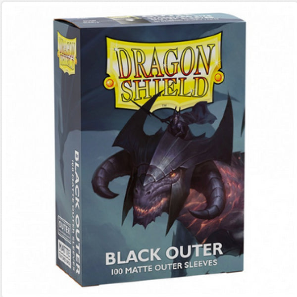 Dragon Shields: Outter Sleeves - Matte Black (100)
