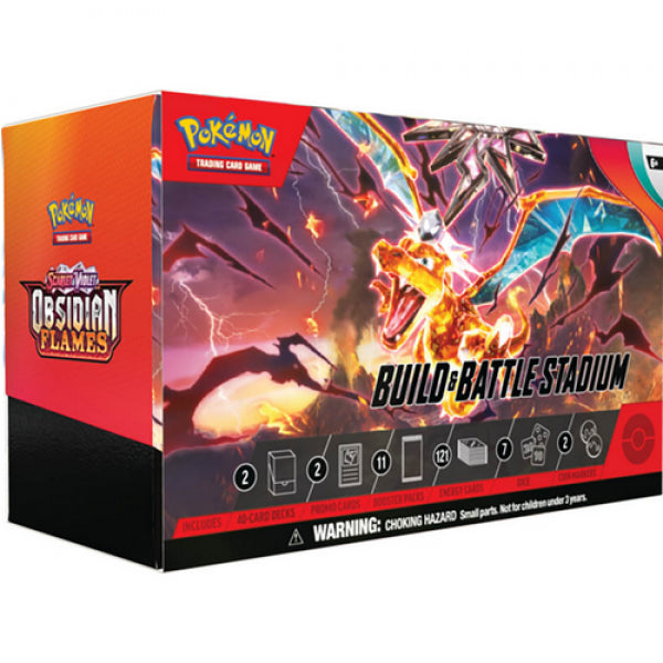 Pokemon CCG: Scarlet & Violet Obsidian Flames Build & Battle Stadium