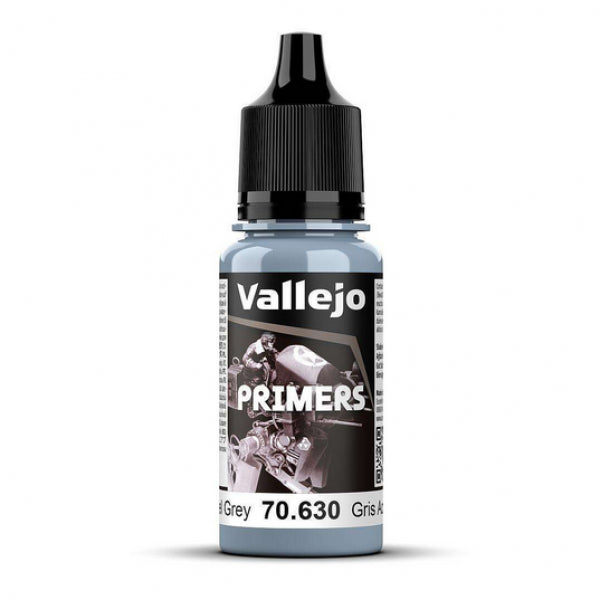 Vallejo New Game Air: Surface Primer - Steel Grey (18ml)
