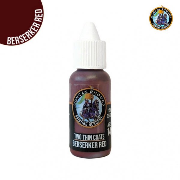Duncan Rhodes Two Thin Coats Paints: Berserker Red (15ml)