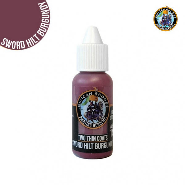 Duncan Rhodes Two Thin Coats Paints: Sword Hilt Burgundy (15ml)