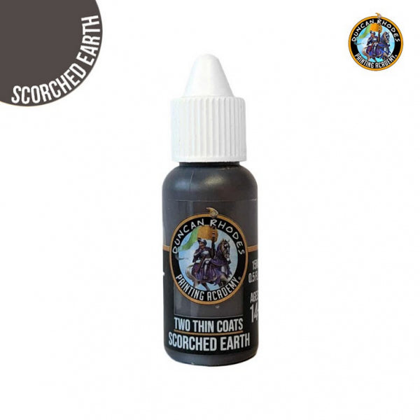 Duncan Rhodes Two Thin Coats Paints: Scorched Earth (15ml)