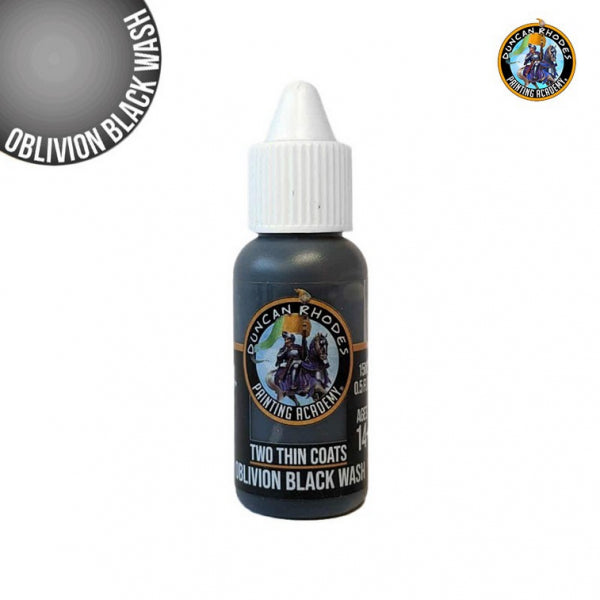 Duncan Rhodes Two Thin Coats Paints: Oblivion Black Wash (15ml)