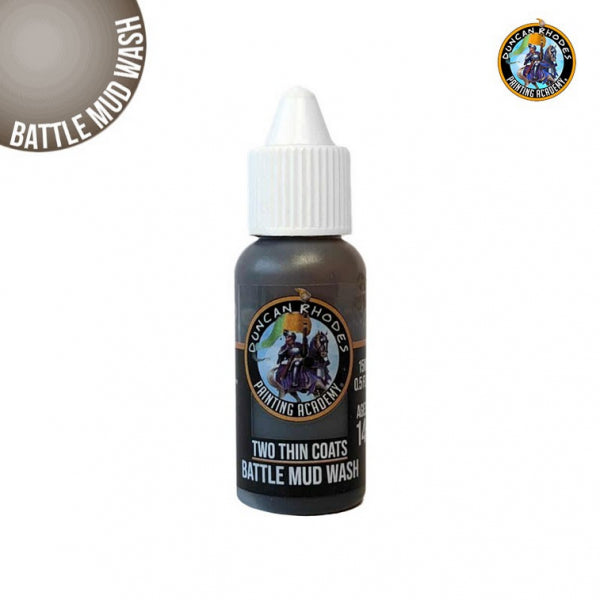 Duncan Rhodes Two Thin Coats Paints: Battle Mud Wash (15ml)